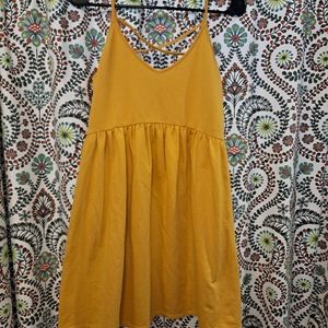 Mustard Wild Fable Babydoll dress